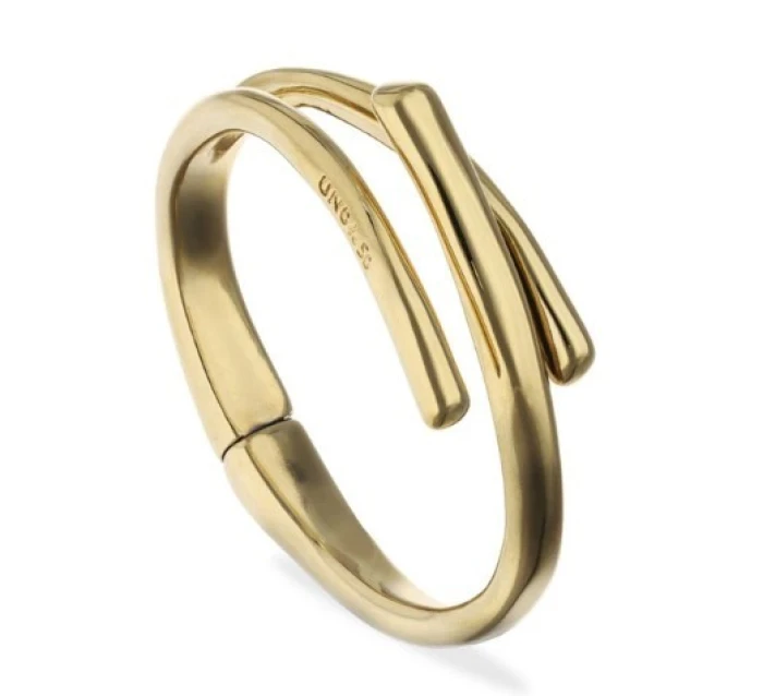Pulsera de tubo de aleación de oro UNOde50