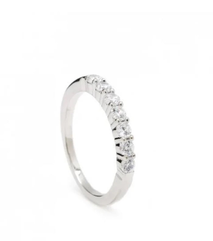 Anillos finos diseño deslumbrante con circonitas