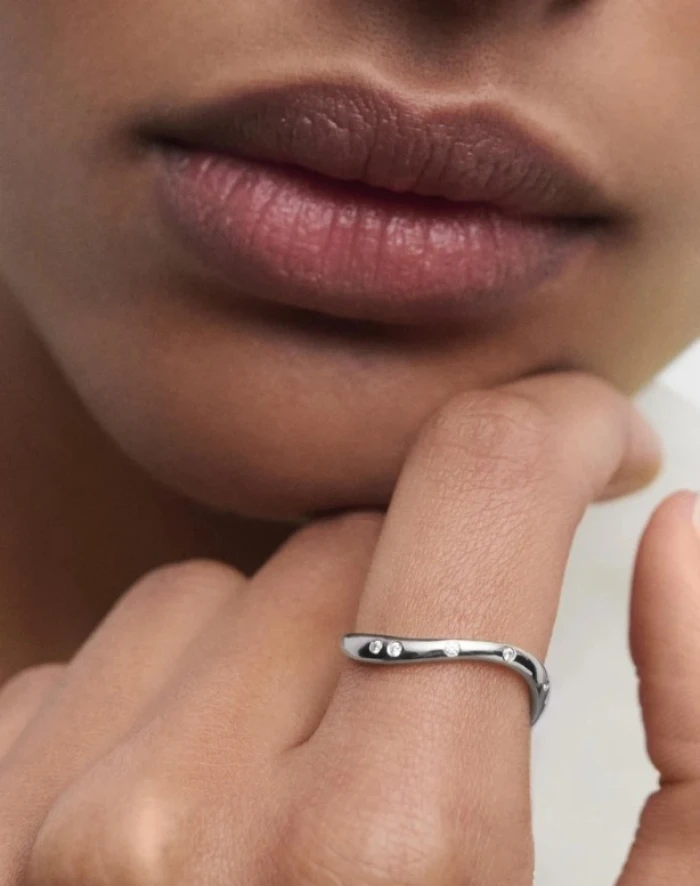 Anillo de plata Air 14