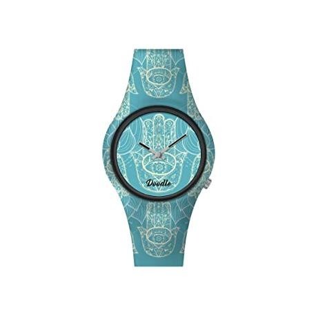 RELOJ HAMZA TURQUESA