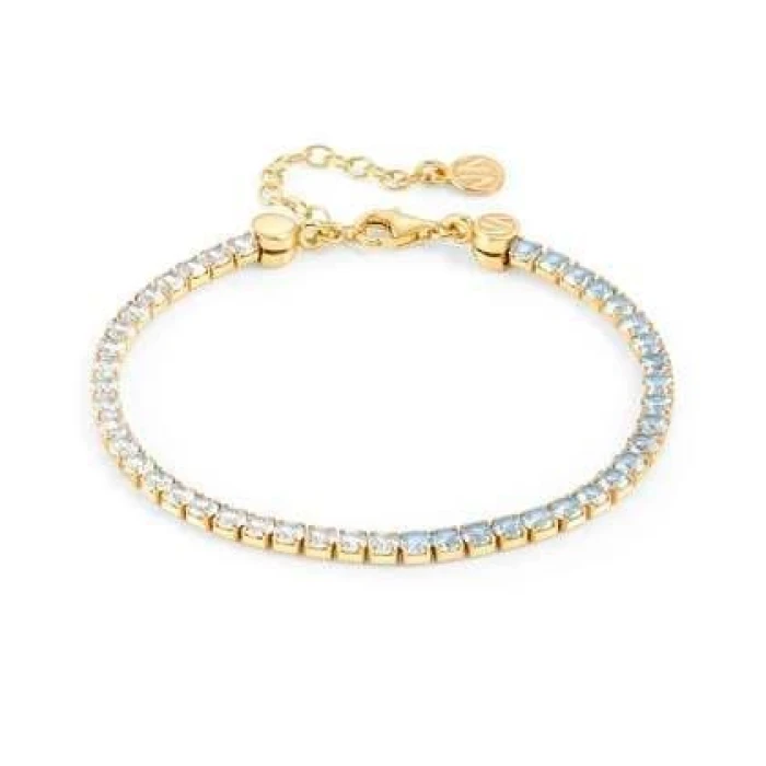 Pulsera CHIC&CHARM ed. JOYFUL en plata 925 y circonitas (BICOLOR)