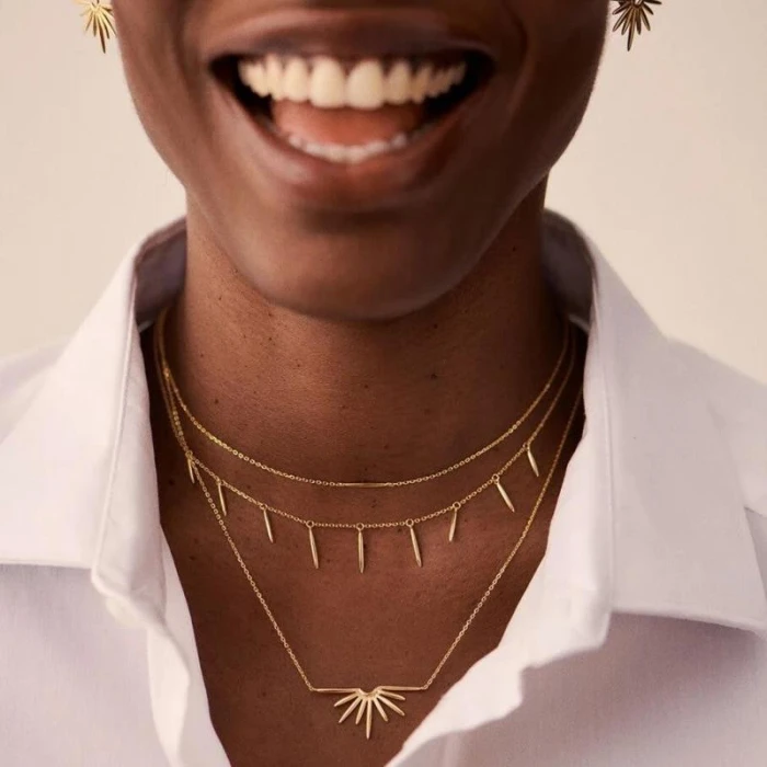 Collar corto RADIEUX - Dorado