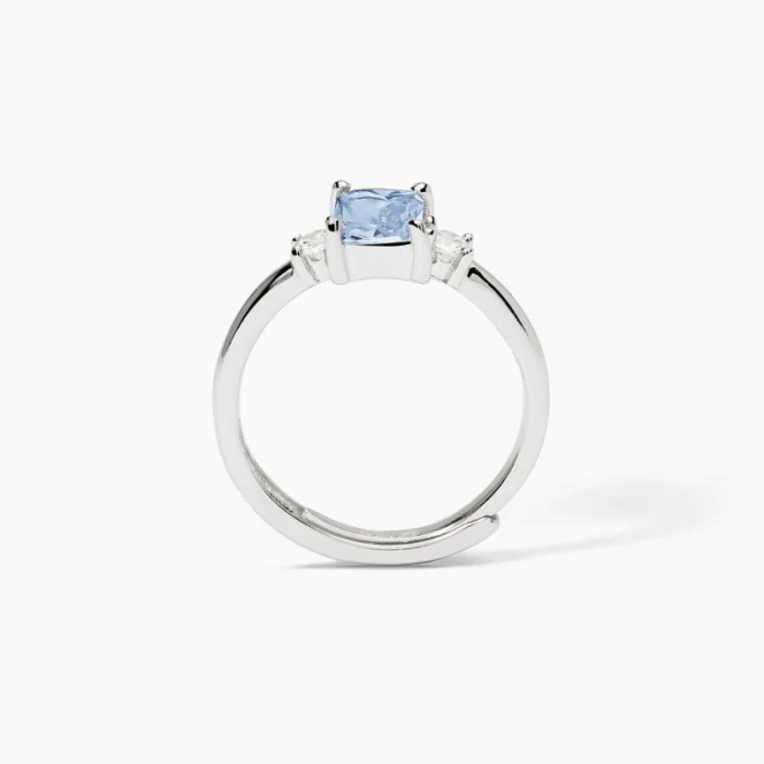 ANILLO PLATA AGUAMARINA