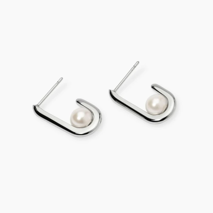 Pendientes con perlas de concha