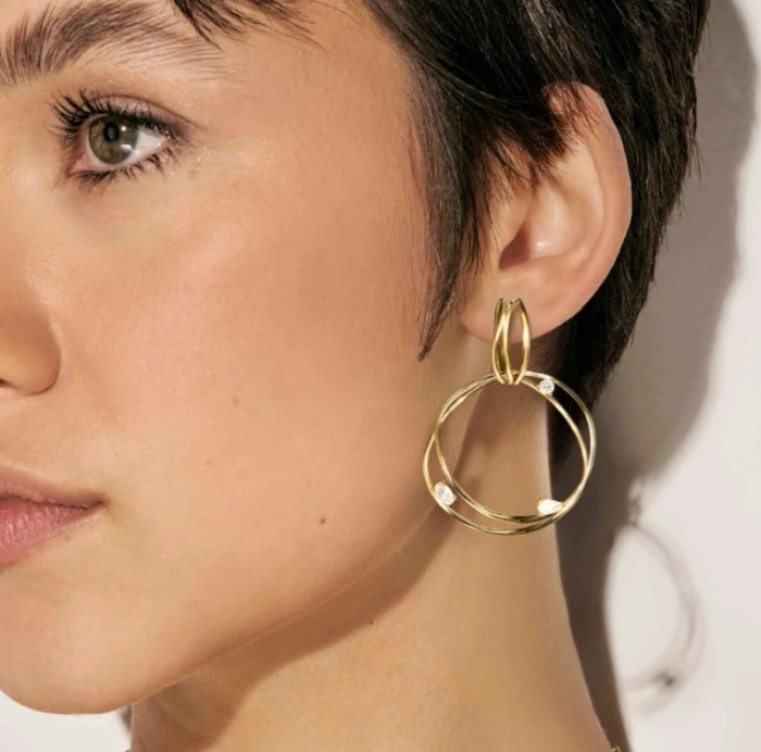 Pendientes My Rebel Art Aro Grande