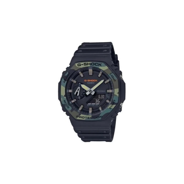 Reloj Casio G-Shock Serie Ga-2100 Carbono Camuflaje