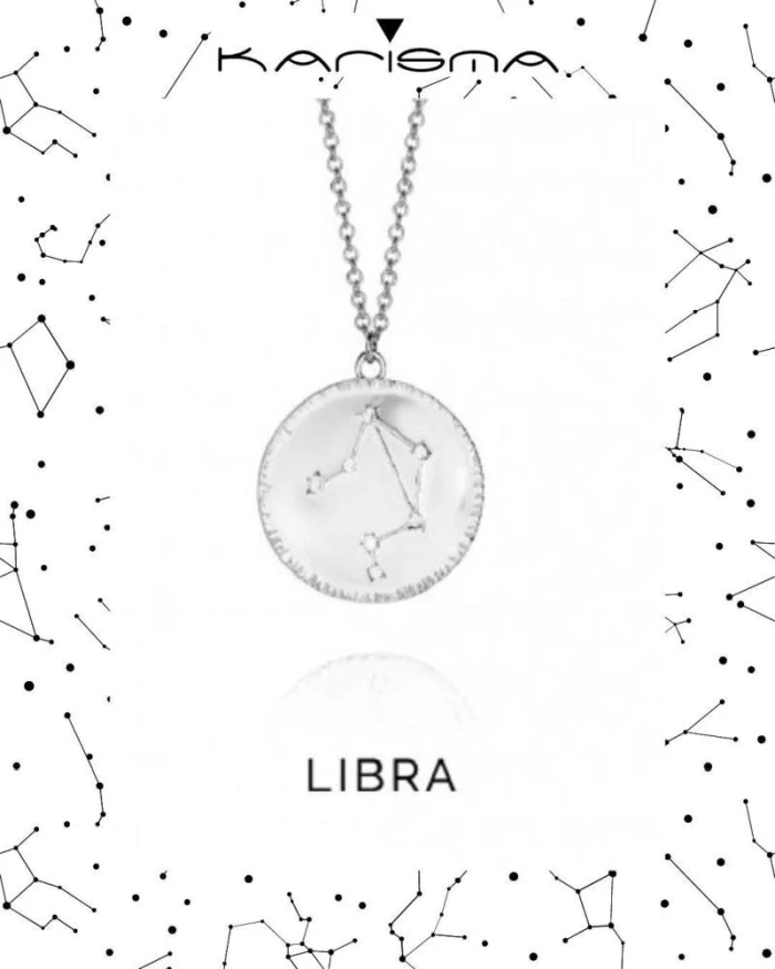 COLLAR PLATA LIBRA