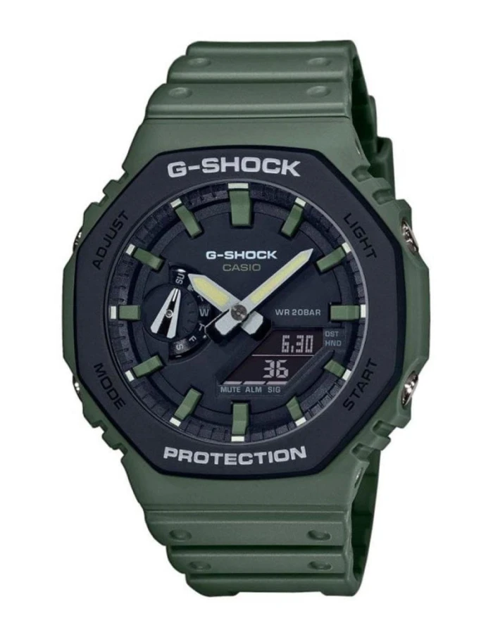 G-Shock GA-2110SU-3AER de resina verde