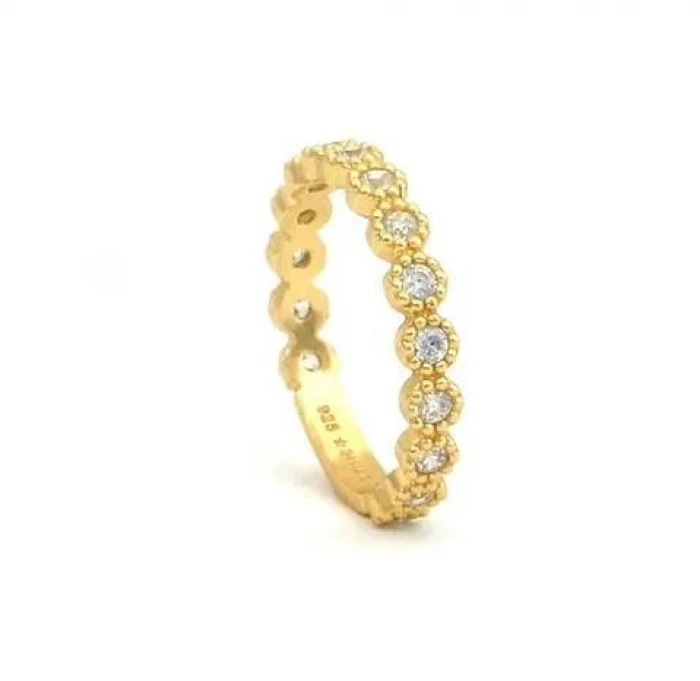ANILLO REDONDO DORADO