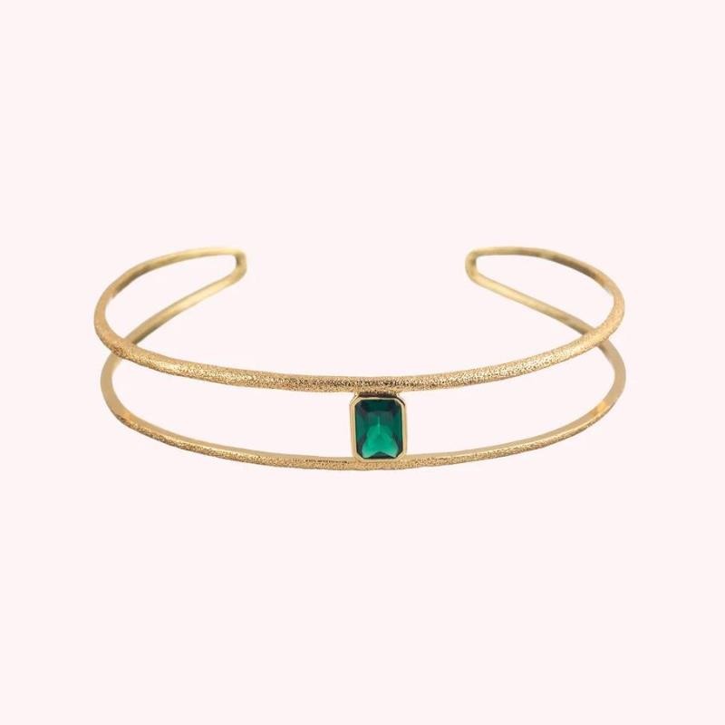 Chocker CLEOPATR - Verde / Oro