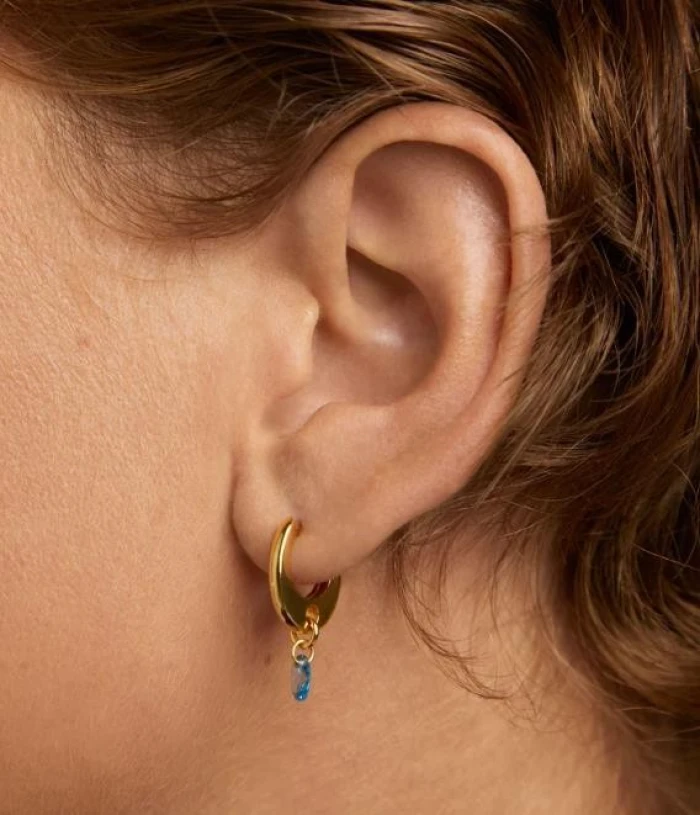 Aros Lily Azul