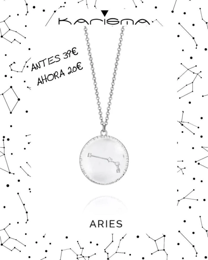COLLAR PLATA ARIES
