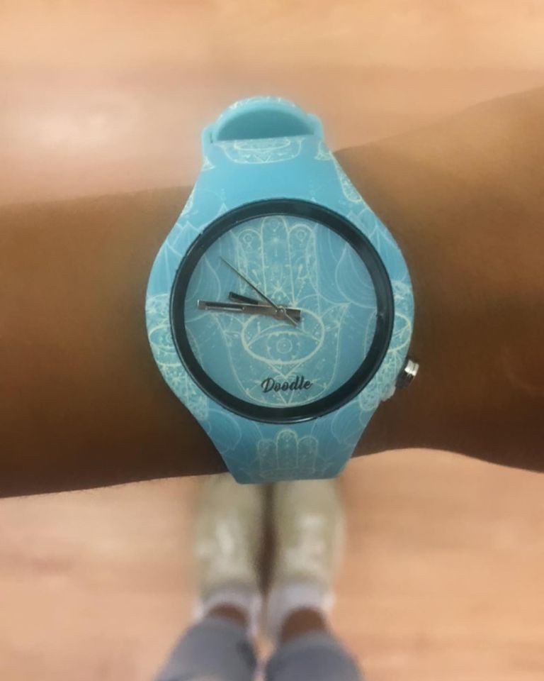 RELOJ HAMZA TURQUESA