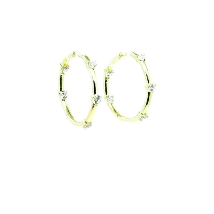 PENDIENTES RAJIB PLATA DORADA