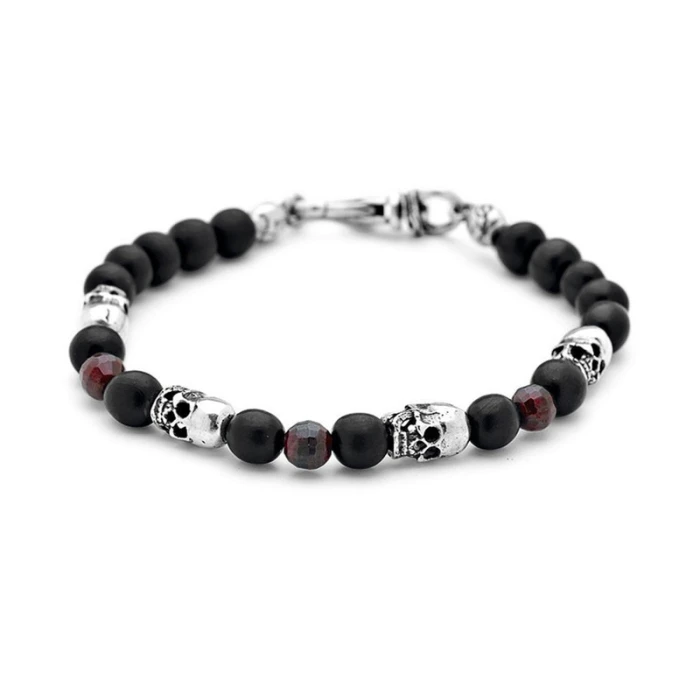 PULSERA CUENTAS CALAVERAS