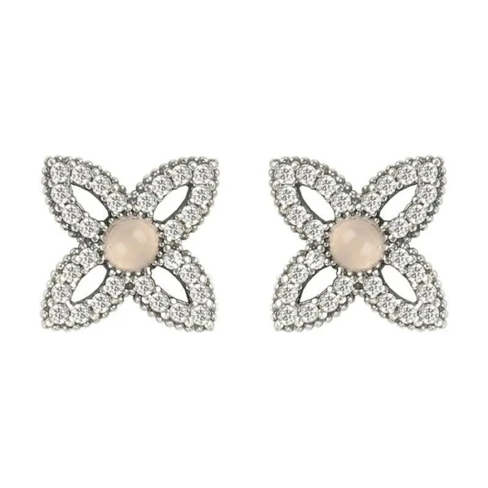 PENDIENTES CHLOE OPALO ROSA