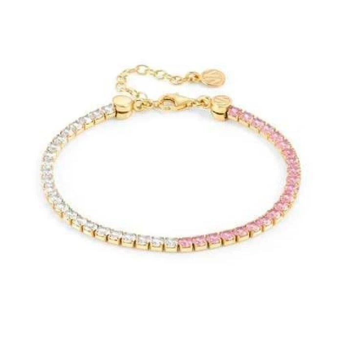 Pulsera CHIC&CHARM ed. JOYFUL en plata 925 y circonitas (BICOLOR)