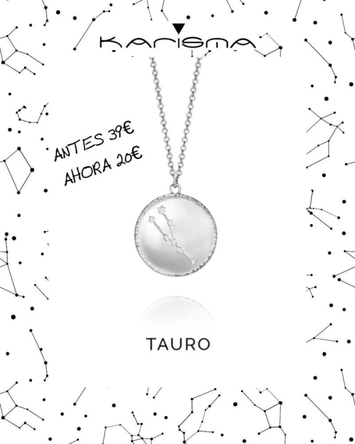 COLLAR PLATA TAURO