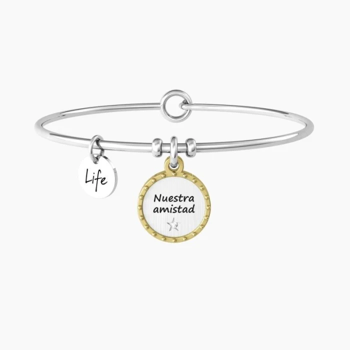PULSERA Nuestra amistad: Abrazos, Aventuras Y Risas