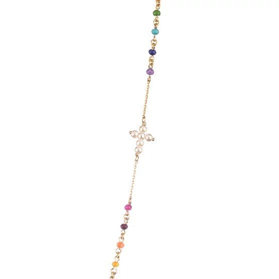 Collar largo EUPHORIA - Multicolor - Oro -