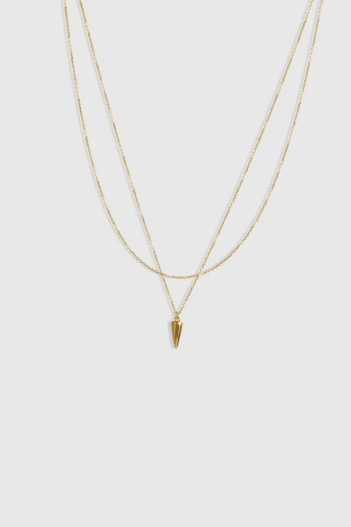 COLLAR ORO DOBLE PINCHO