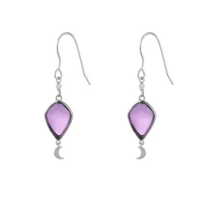 Pendientes largos MOON - Aventurine - TU