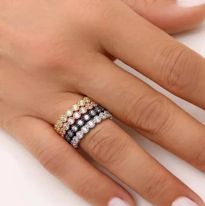 ANILLO REDONDO DORADO