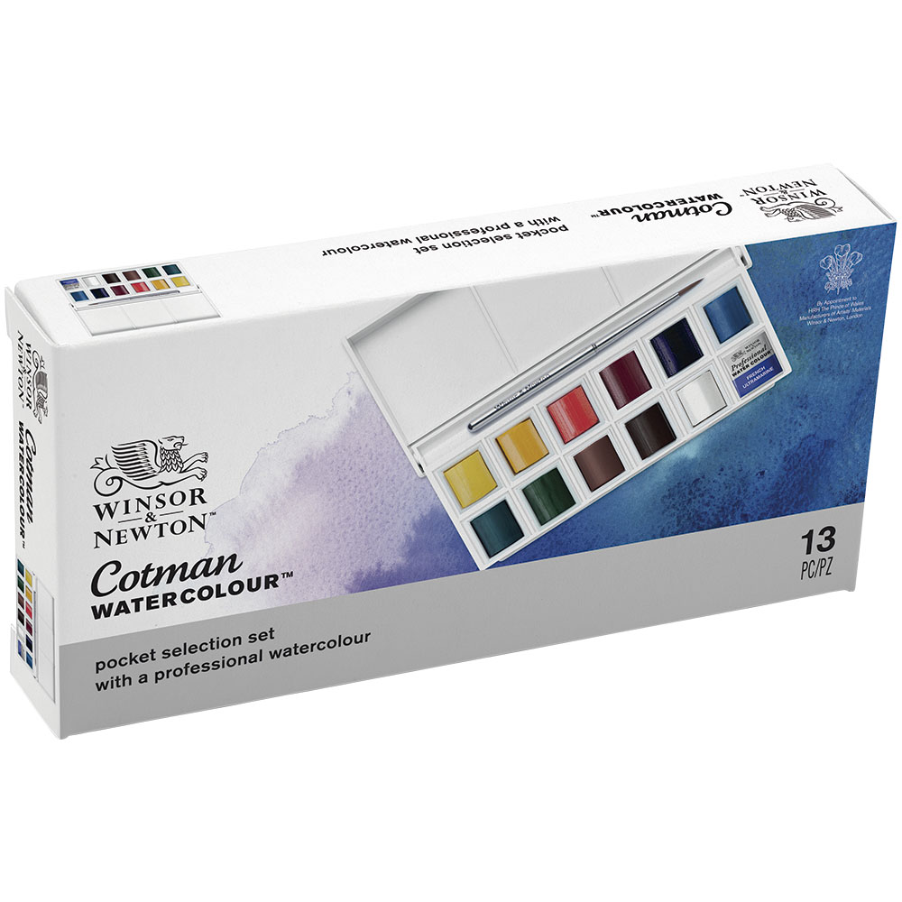 Watercolor Cotman W&N 12 Semi, godets Sketcher Watercolor Cotman W&N 12 Semi, godets Sketcher