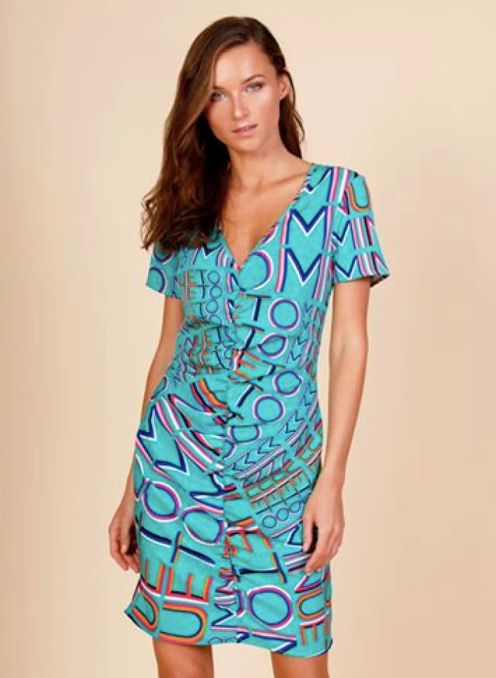 Vestido Minueto Turquesa
