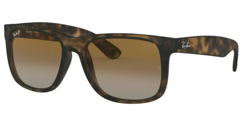 Sunglasses Ray-Ban RB4165 JUSTIN 865 / T5 RUBBER HAVANA POLARIZED Cal.55