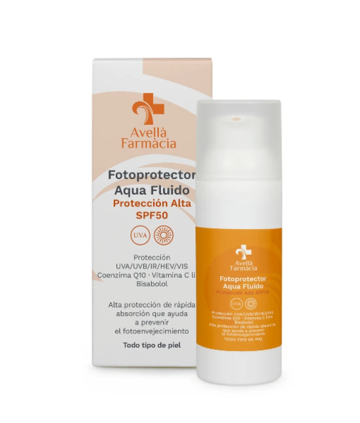 AVELLÀ FOTOPROTECTOR AQUA FLUIDO SPF50+ 50ML AVELLÀ FOTOPROTECTOR AQUA FLUIDO SPF50+ 50ML