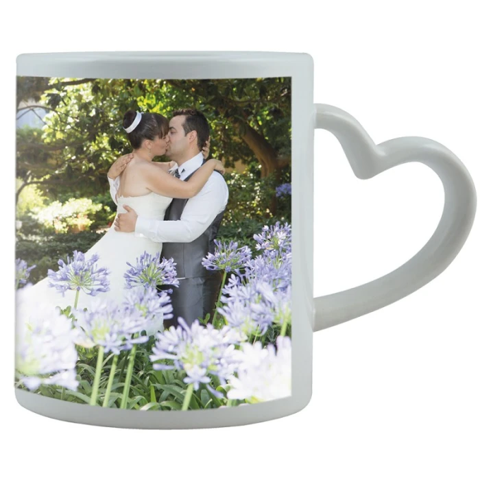 Taza asa corazón Blanca
