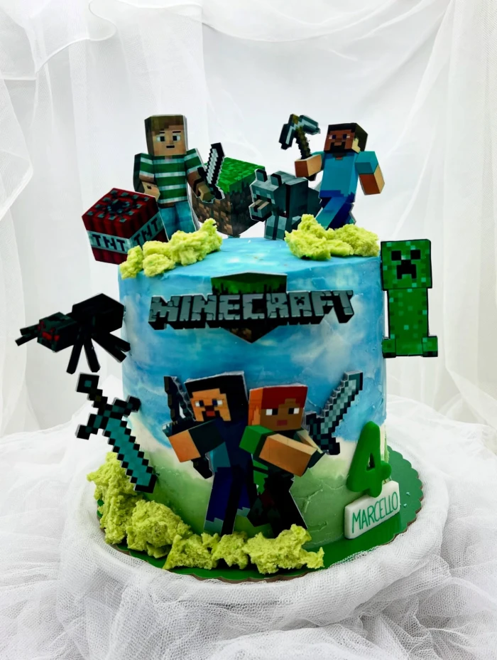 Tarta Minecraft
