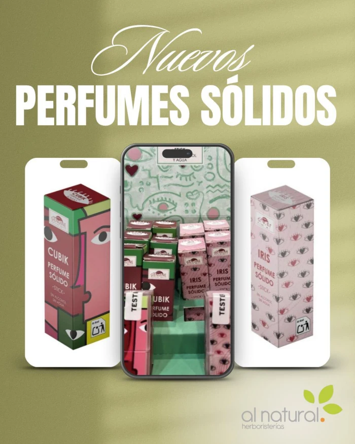 Perfumes sólidos en stick