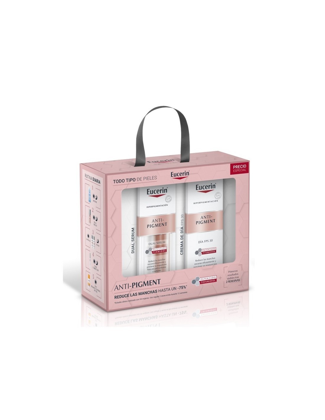 Eucerin antipigment dual: Serum 30 ml + Crema de día fps30 50 ml