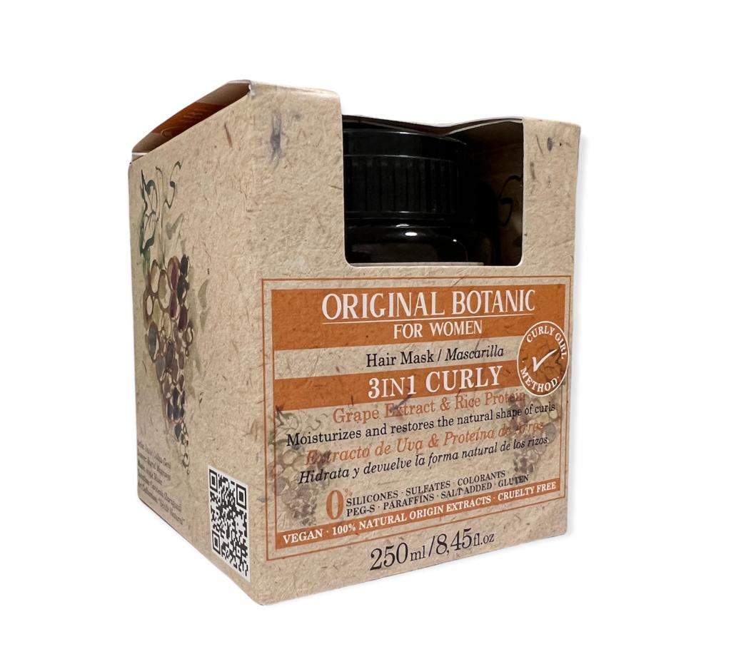 Original botanic mascarilla 3 en 1 curly for women Original botanic mascarilla 3 en 1 curly for women