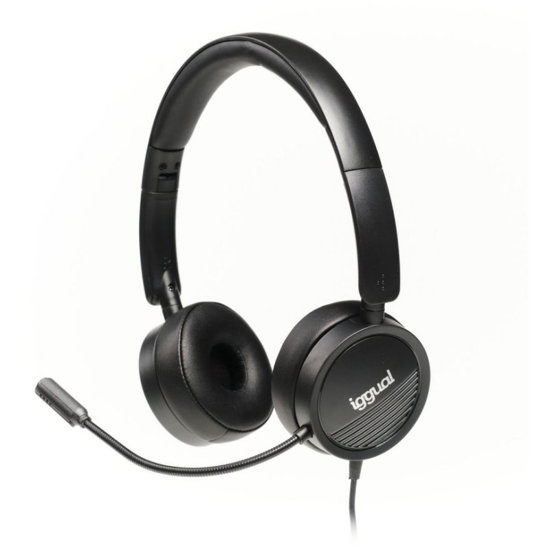 Iggual Auriculares con micro Dual Tech USB/3,5 mm Iggual Auriculares con micro Dual Tech USB/3,5 mm